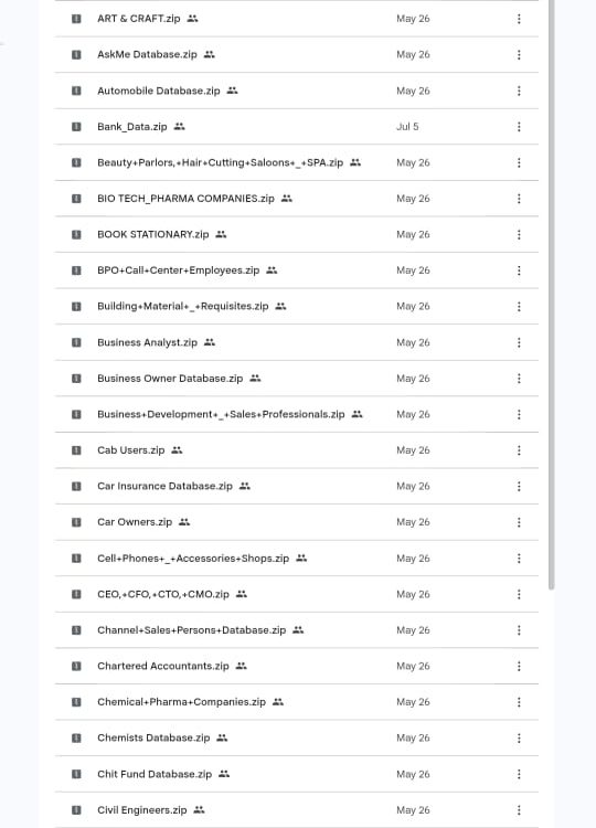 All India Database @ 999