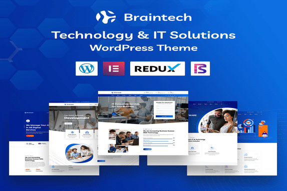 Braintech – Technology & IT Solutions WordPress Theme