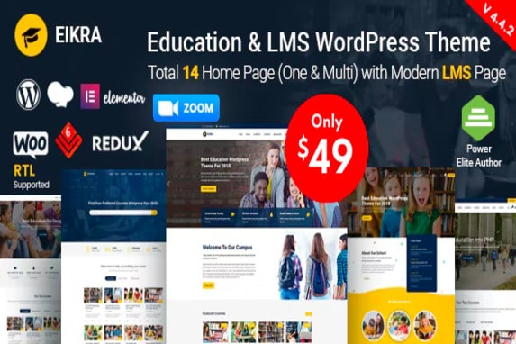 Eikra Education WordPress Theme