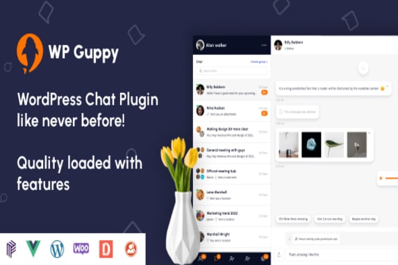 WP Guppy Pro – A live chat plugin for WordPress, WooCommerce and BuddyPress