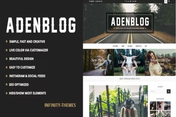 Aden – A WordPress Blog Theme