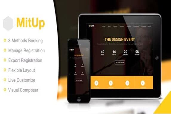 MitUp – Event & Conference WordPress Theme