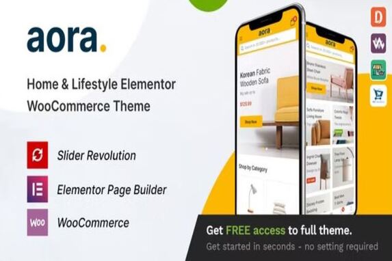 Aora - Home & Lifestyle Elementor WooCommerce Theme