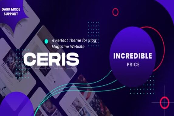 Ceris – Magazine and Blog WordPress Theme
