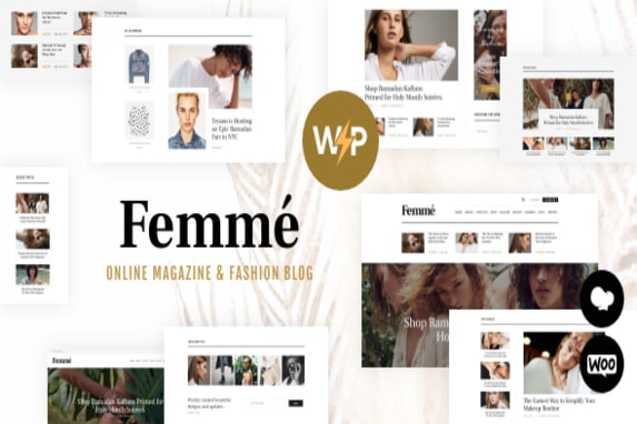 Femme – An Online Magazine & Fashion Blog WordPress Theme