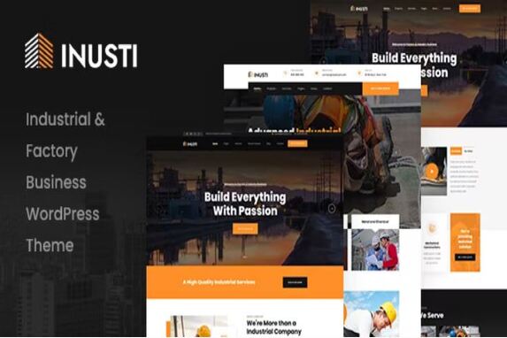 Inusti – Factory & Industrial WordPress Theme