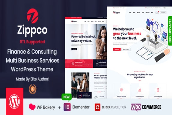 Zippco – Business and Finance Consulting WordPress Theme