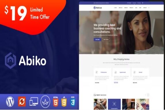 Abiko – Business Consulting WordPress Theme