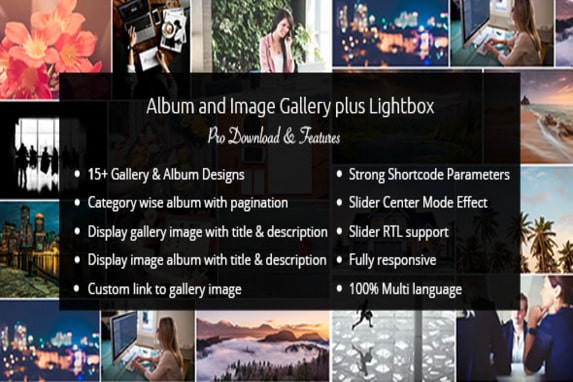 Album and Image Gallery Plus Lightbox Pro