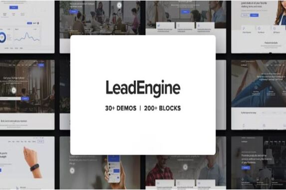 LeadEngine – Multi-Purpose WordPress Theme with Page Builder