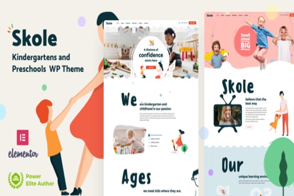 Skole – Children Kindergarten WordPress Theme
