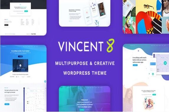 Vincent Eight – Responsive Multipurpose WordPress Theme
