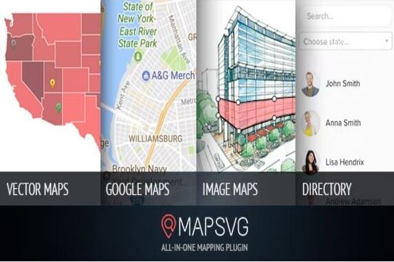 MapSVG – All Kinds of Maps and Store Locator for WordPress
