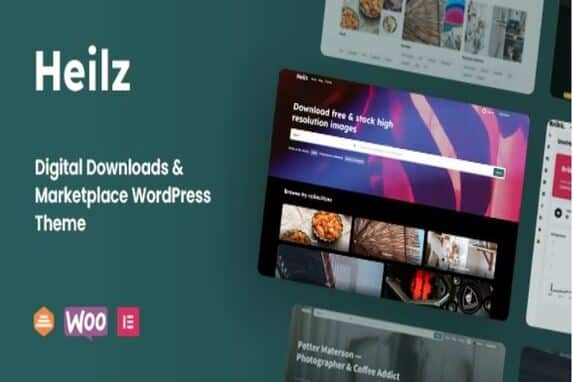 Heilz – Digital Downloads & Marketplace WordPress Theme