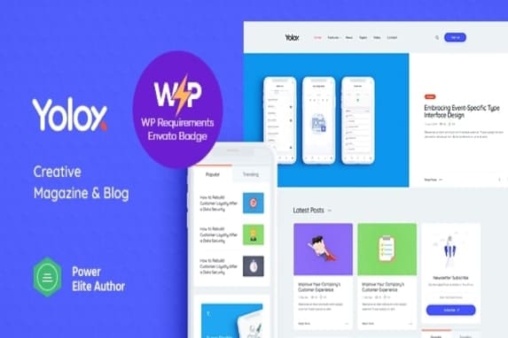 Yolox | Modern WordPress Blog Theme for Business & Startup