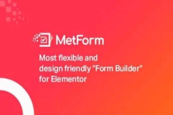 MetForm Pro – Advanced Elementor Form Builder