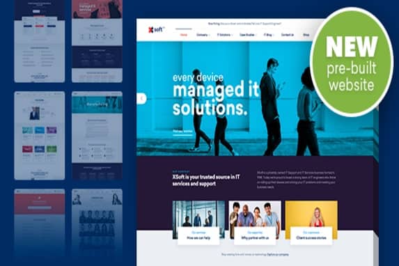 Nanosoft – WP Theme for IT Solutions and Services Company