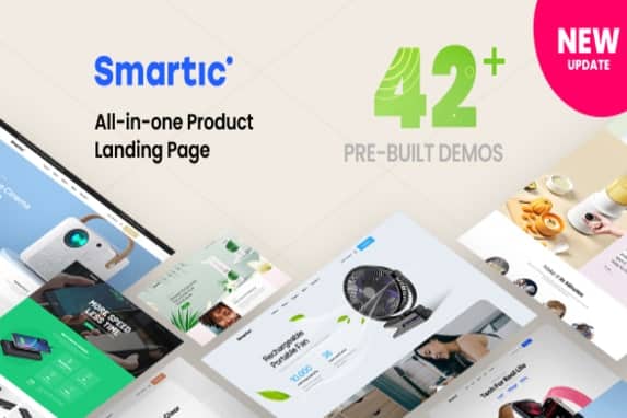 Smartic – Product Landing Page WooCommerce Theme