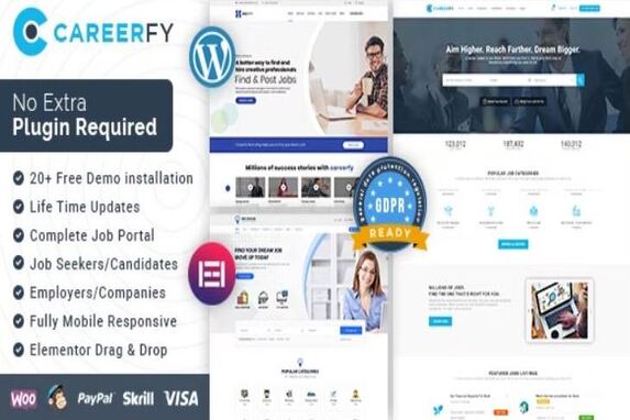 Careerfy – Job Board WordPress Theme
