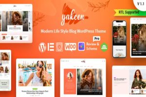 Yakeen WordPress Theme
